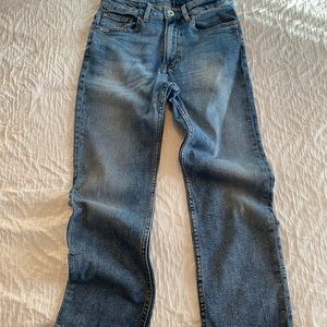 H&M medium wash jeans.